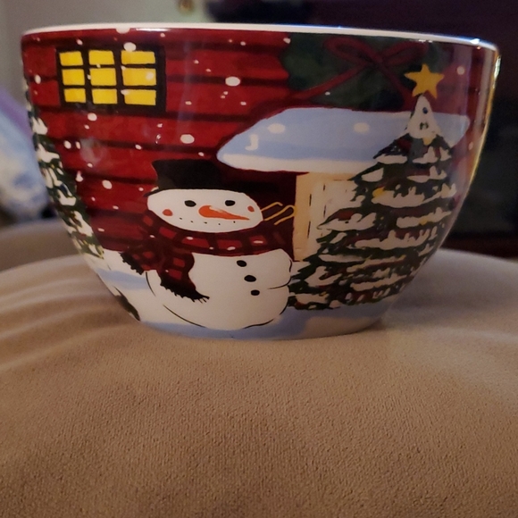 Christmas bowl glass - Picture 7 of 7
